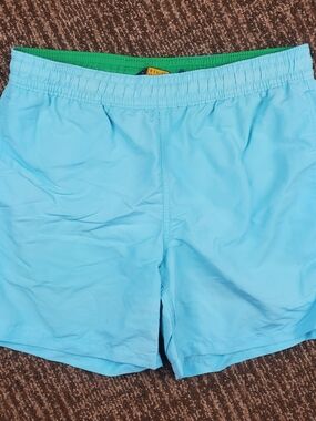 Polo Ralph Lauren Traveler Swim Trunks Men's Medium Blue Mesh Lined Beach Shorts